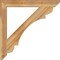 Ekena Millwork Olympic Slat Rough Sawn Bracket, Western Red Cedar, 4"W x 36"D x 36"H BKT04X36X36OLY06RWR - alternate 4